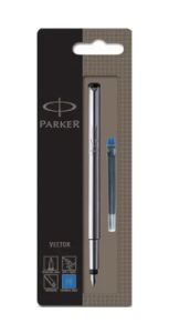 Parker Vector Füllfederhalter Kartuschenfüllsystem Edelstahl 1 Stück(e)