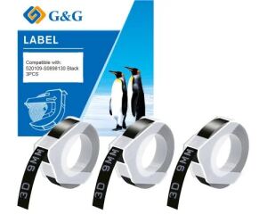 G&G 20622 Druckeretikett Schwarz