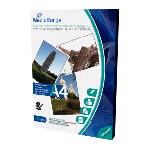 MediaRange MRINK108 Fotopapier A4 Weiß Hoch-Glanz