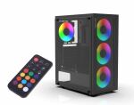 Inca EMG-15XN Computer-Gehäuse Midi Tower Schwarz