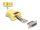 DELOCK Adapter D-Sub15-> D-Sub15Bu/Bu Montagesatz gelb