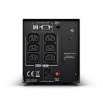 CyberPower PR750ELCD Line-Interactive USV 750VA/675W Tower, Reine Sinuswelle, AVR, LCD, Ausgang (6) IEC, RS232, USB (HID), EPO, Expansion Port für opt. Netzwerkkomunikation