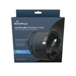 MediaRange MRCS244 USB Kabel USB 3.2 Gen 1 (3.1 Gen 1) 15 m 2 x USB A USB A 5 Gbit/s Schwarz