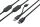 MediaRange MRCS244 USB Kabel USB 3.2 Gen 1 (3.1 Gen 1) 15 m 2 x USB A USB A 5 Gbit/s Schwarz