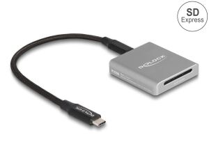 DELOCK USB Type-C Card Reader für SD Express (SD 7.1) SK