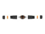 DeLOCK Kabelverbinder LSA zu LSA Cat.6A IP68 wasserfest schwarz