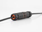 DeLOCK Kabelverbinder LSA zu LSA Cat.6A IP68 wasserfest schwarz