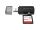 Conceptronic BIAN06B SD TF/MicroSD 4.0 Kartenleser, UHS-II, USB 3.0, 5Gbps