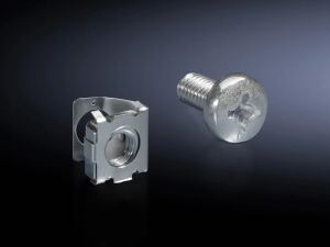 Rittal Federmuttern mit Schrauben für T-Nut-Profil 50 Stück