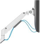 Neomounts DS70-250WH1 Monitorarm 17-35" - Gasfeder - Topfix - 180°-Stopp