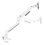 Neomounts DS70-250WH1 Monitorarm 17-35" - Gasfeder - Topfix - 180°-Stopp