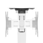Neomounts DS70-250WH1 Monitorarm 17-35" - Gasfeder - Topfix - 180°-Stopp