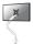 Neomounts DS70-250WH1 Monitorarm 17-35" - Gasfeder - Topfix - 180°-Stopp