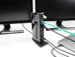DeLOCK USB Type-C Triple Display Dockingstation mit DisplayLink® 4K / USB Hub / LAN / SD / Audio / PD 96 W