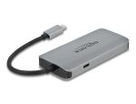 DELOCK HUB USB 3.2Gen1 4Port 3xTyp-A 1xTyp-C Bu Giga LAN PD