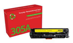 Everyday™ Gelb wiederaufbereiteter Toner von Xerox, kompatibel mit HP 305A (CE412A), Standardkapazität