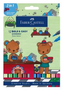 Faber-Castell 164815 Marker 12 Stück(e) Mehrfarbig