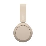 Sony WH-CH520 Kopfhörer Kabellos Kopfband Anrufe/Musik USB Typ-C Bluetooth Ladestation Cremefarben