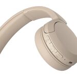 Sony WH-CH520 Kopfhörer Kabellos Kopfband Anrufe/Musik USB Typ-C Bluetooth Ladestation Cremefarben