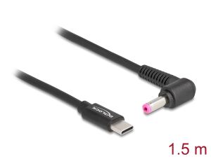 DELOCK Notebook Ladekabel USB Type-C St. HP 4,8 x 1,7 mm
