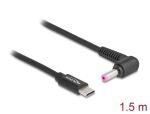 DELOCK Notebook Ladekabel USB Type-C St. HP 4,8 x 1,7 mm
