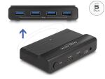 DELOCK USB 5 Gbps Switch 4 x Gerät und 2 x Host