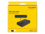 DELOCK USB 5 Gbps Switch 4 x Gerät und 2 x Host