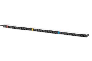 Digitus Basis IT PDU, 3-phasig 16A, 24 x C13, 3 x C19, 3 m Zuleitung, IEC 60309 16 A Stecker