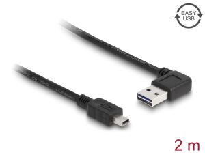 DeLOCK 2m USB 2.0 A - miniUSB m/m USB Kabel USB A Mini-USB A Schwarz