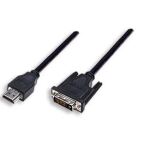 Techly ICOC-HDMI-D-045 Videokabel-Adapter 5 m DVI-D Schwarz