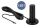 DELOCK 5G LTE Antenne SMA Steck. 0-3 dBi Ansch. RF195 3m SW