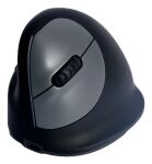 R-Go Tools Ergonomische Maus R-Go HE Break mit Pausensoftware, groß (Handlänge ≥ 185mm), für Linkshänder, bluetooth, schwarz