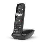 Gigaset AS690 Analoges/DECT-Telefon Anrufer-Identifikation Schwarz