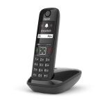 Gigaset AS690 Analoges/DECT-Telefon Anrufer-Identifikation Schwarz