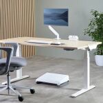 Fellowes 100137173 Verlängerungskabel 2 m 1 AC-Ausgänge Drinnen Weiß