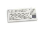 CHERRY TouchBoard G80-11900 Kabelgebundene Tastatur mit Touchpad, Hell Grau, USB (QWERTZ - DE)