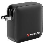 Verbatim Mini GaN Charger 165W Universal Schwarz AC Schnellladung Drinnen