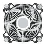 ARCTIC Alpine 17 CO Prozessor Luftkühlung 9,2 cm Schwarz, Silber 1 Stück(e)