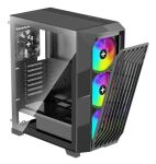 Xilence Performance A+ BREEZE II Midi Tower Schwarz