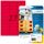 HERMA Neonetiketten A4 63.5x29.6 mm neon-rot Papier matt 540 St.
