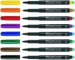 Faber-Castell 152504 Permanent-Marker Schwarz, Blau,...