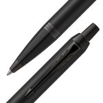 Parker IM Achromatic Blau Clip-on-Einziehkugelschreiber 1 Stück(e)