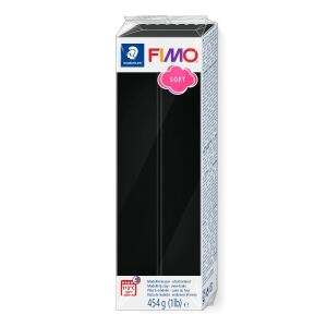 Staedtler FIMO 8021 Modellierton 454 g Schwarz 1 Stück(e)