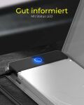 ICY BOX IB-AC603b-U3, USB 3.2 Gen 1 zu 2,5" SATA Festplatten Adapter Kabel, Zugriff LED