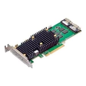 Broadcom 9660-16i Schnittstellenkarte/Adapter Eingebaut SAS, SATA, SFF-8654