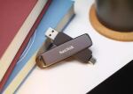 SanDisk SDDDE1-512G-G46 USB-Stick 512 GB USB Type-C/USB Type-A 3.2 Gen 2 (3.1 Gen 2) Schwarz