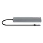 Manhattan 190442 laptop-dockingstation & portreplikator Kabelgebunden USB 3.2 Gen 1 (3.1 Gen 1) Type-C Grau