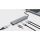 Manhattan 190442 laptop-dockingstation & portreplikator Kabelgebunden USB 3.2 Gen 1 (3.1 Gen 1) Type-C Grau