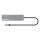 Manhattan 190442 laptop-dockingstation & portreplikator Kabelgebunden USB 3.2 Gen 1 (3.1 Gen 1) Type-C Grau