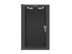 Lanberg WF10-2309-10B Rack 9U Wandmontiertes Regal Schwarz